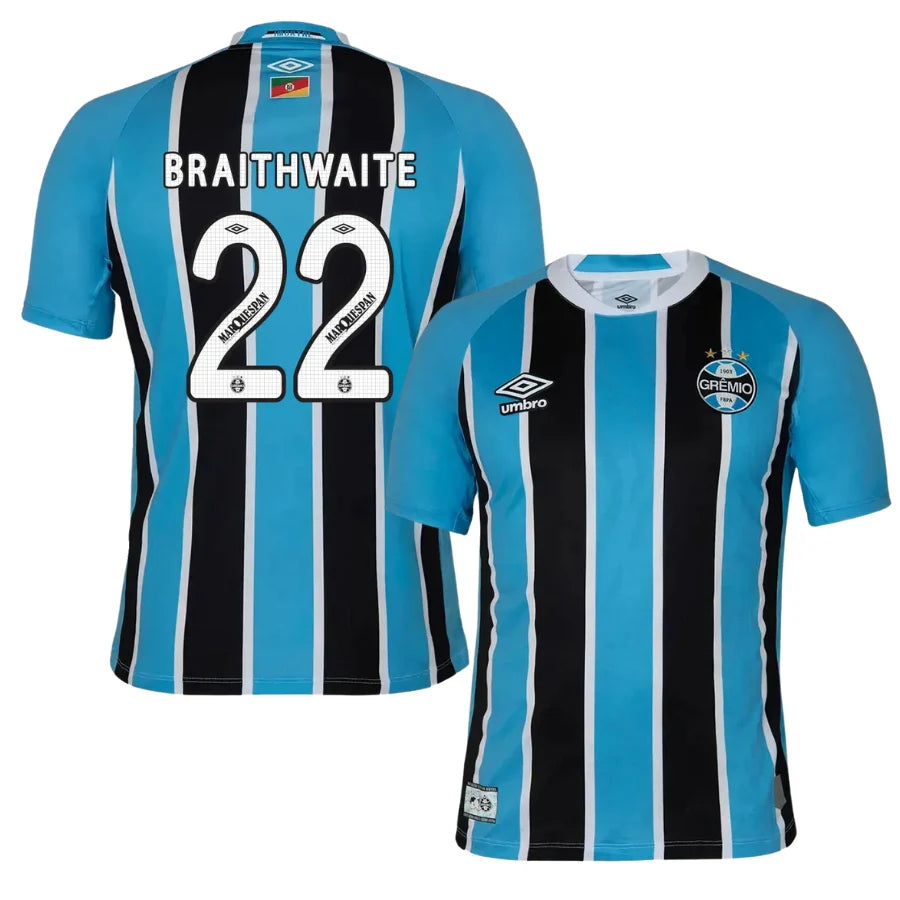 Gremio 2025/26 I Home Jersey BRAITHWAITE #22 - Fan Version