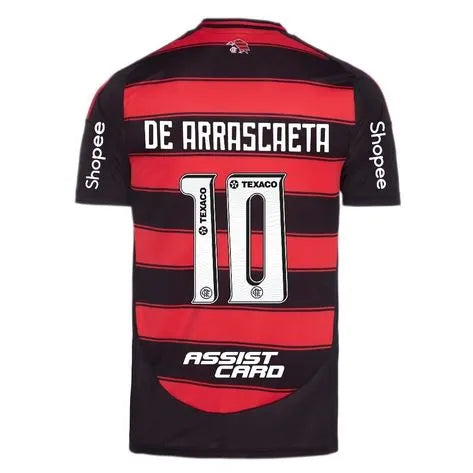 Flamengo 2025/26 DE ARRASCAETA #10 Full Sponsor Home Jersey