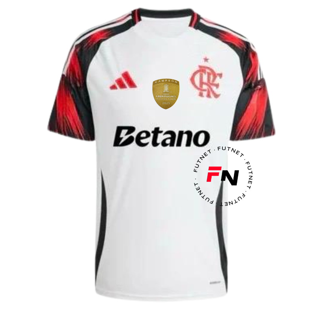 Flamengo 25/26 II Away Jersey Sponsor - PATCH CAMPEAO LIBERTADORES 2025