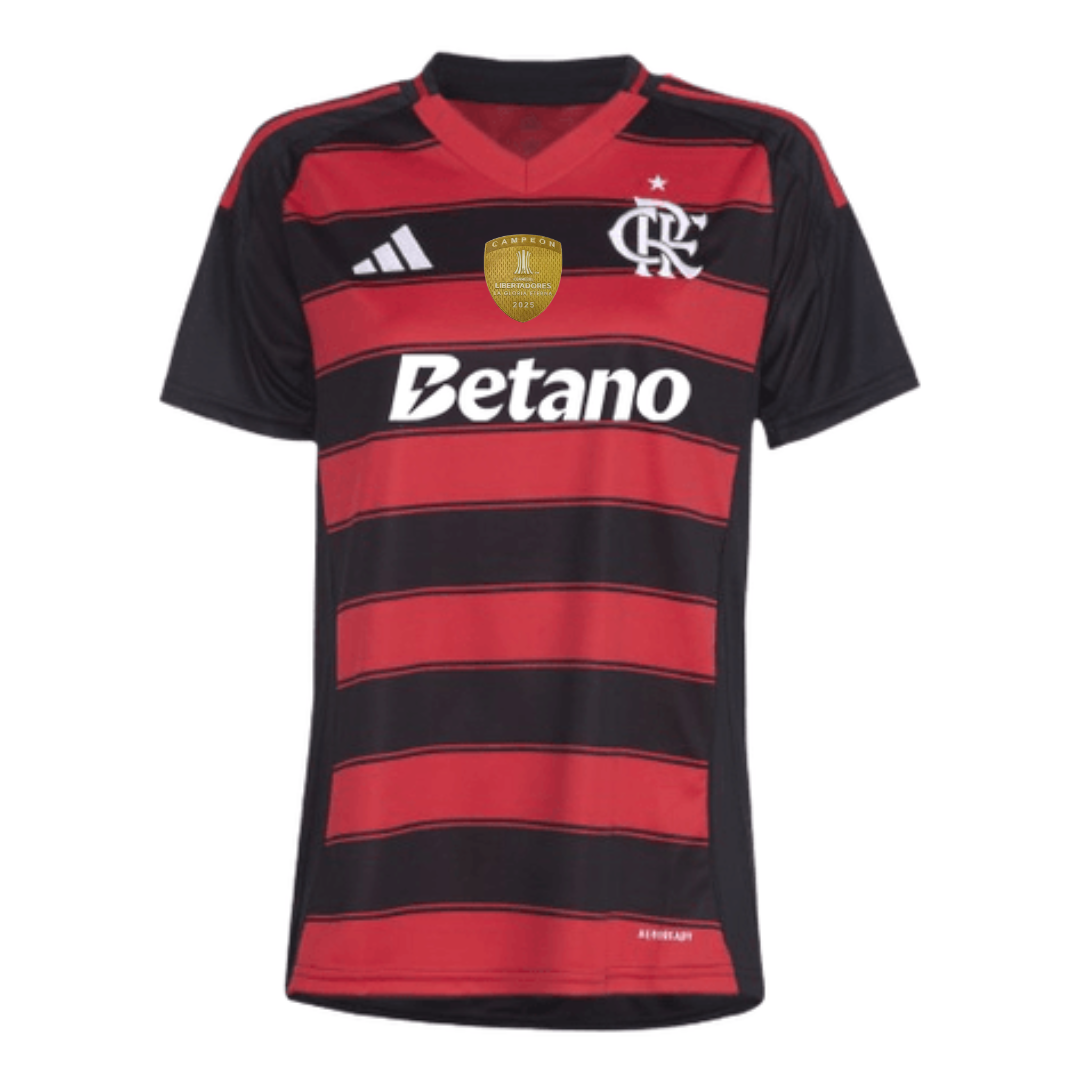 Flamengo Home 2025/26  Womens - Patch + Sponsor