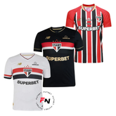 Combo Sao Paulo Sponsor Home + Away + Third 2025/26 Fan Jersey