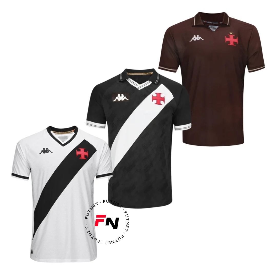Combo Vasco Home + Away + Third 2025/26 Fan Jersey