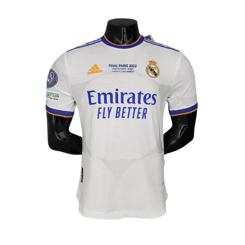 Real Madrid 2021/22 I Home Authentic Player Jersey - FIFA WCC UCL UEFA  Foundation Patches