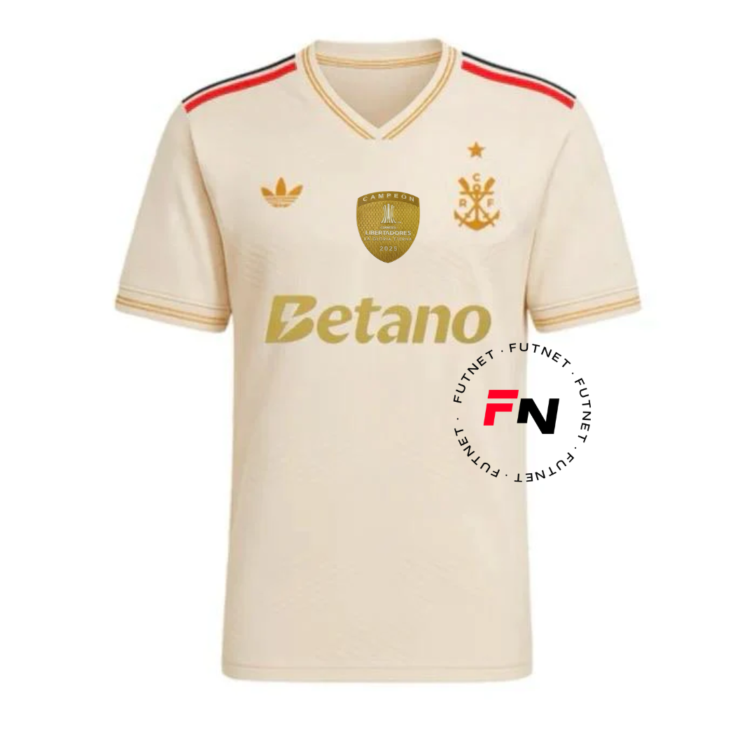 Flamengo 25/26 III Third Jersey Sponsor - PATCH CAMPEAO LIBERTADORES 2025