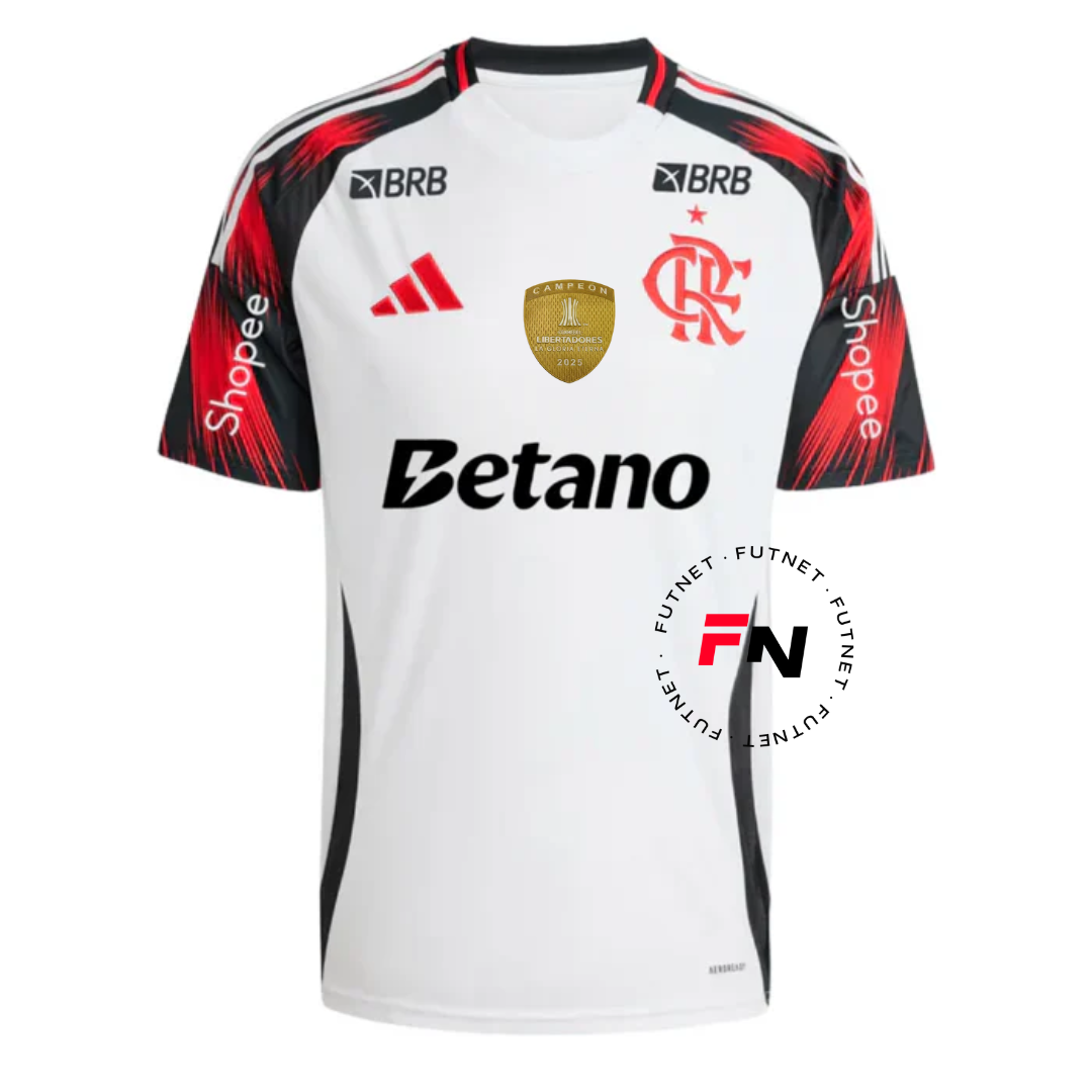 Flamengo 25/26 II Away Jersey Full Sponsor - PATCH CAMPEAO LIBERTADORES 2025