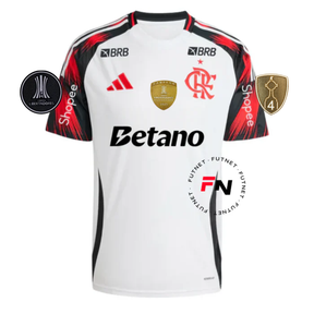 Flamengo 25/26 II Away Jersey Full Sponsor - 3 PATCH CAMPEAO LIBERTADORES 2025