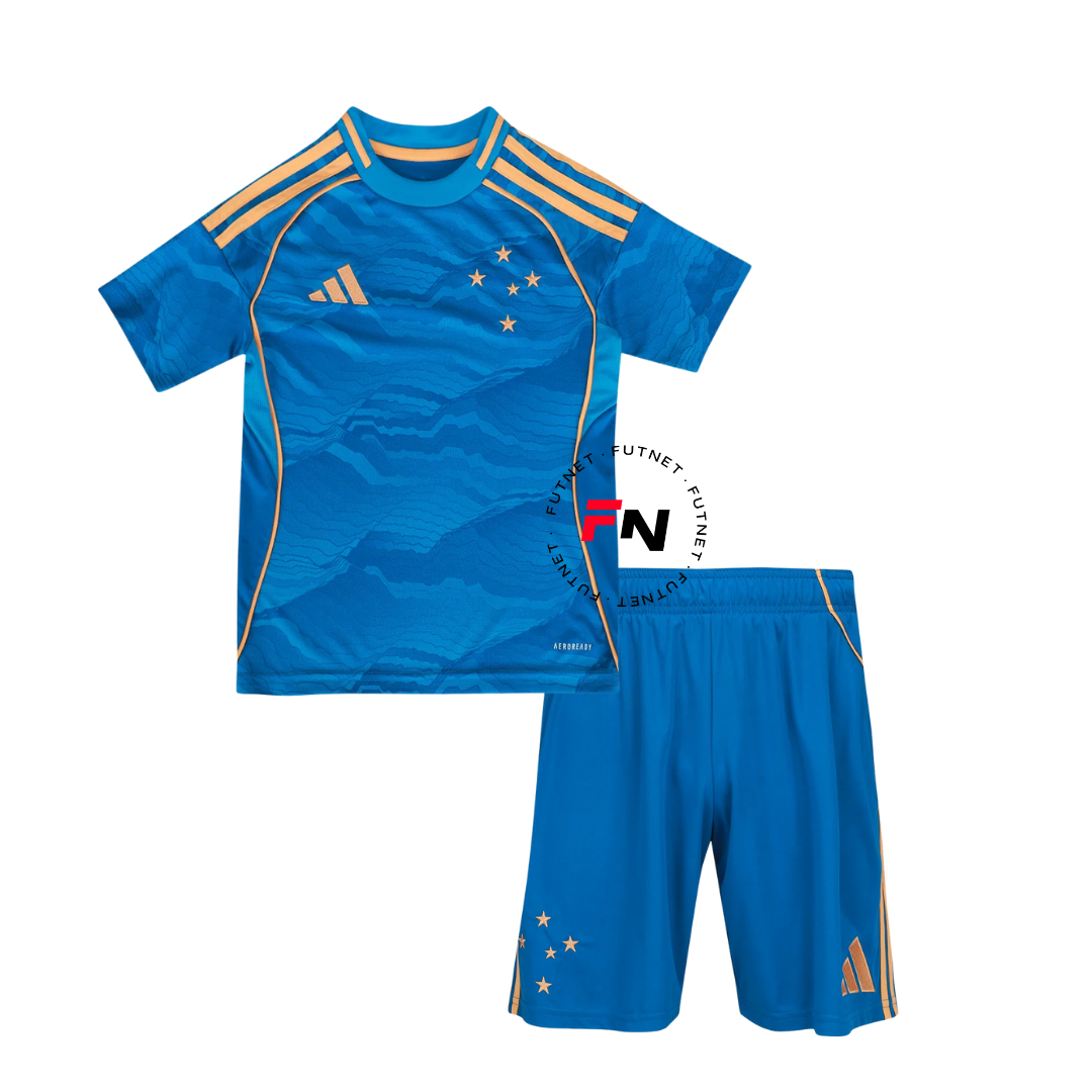 Cruzeiro 2025/26 Third Kit Kids