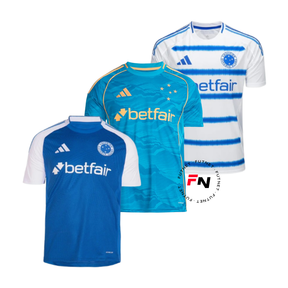 Combo Cruzeiro Home + Away + Third 2025/26 Fan Jersey