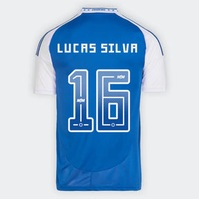 Cruzeiro 2025/26 I Home LUCAS SILVA #16 - Fan Version