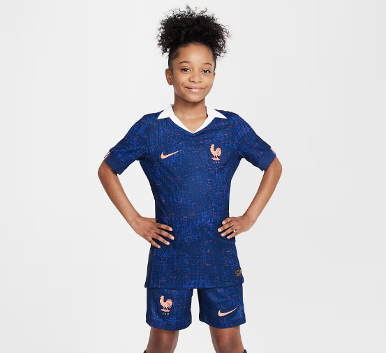 Kids France Home Jersey FIFA WWC 2025