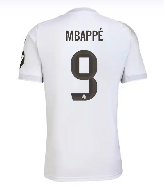 Real Madrid 2025/26 I Home Jersey - Patch FIFA CLUB WORLD CUP - #9 MBappé