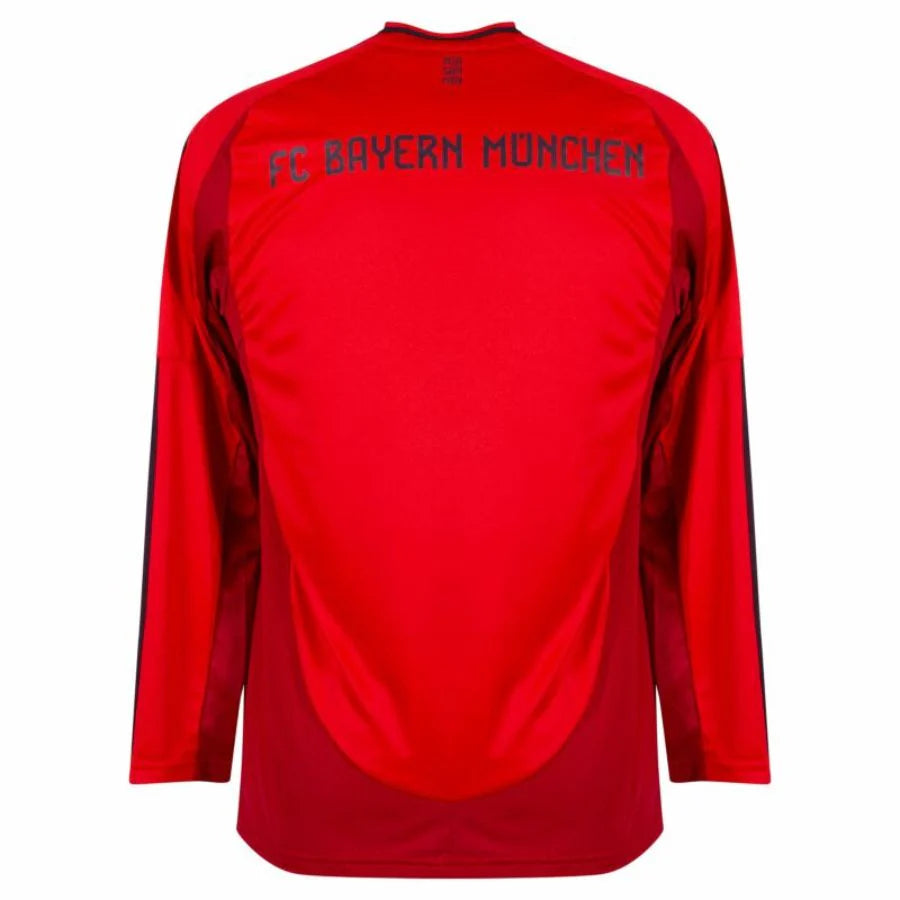 Bayer München 2024/25 I Home Long Sleeve Fan Jersey - Patchs UCL UEFA  Foundation (Official Printing)