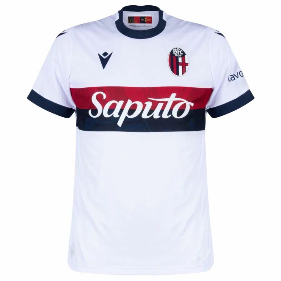 Bologna 2024/25 II Away Fan Jersey - Patchs UCL UEFA  Foundation (Official Printing)