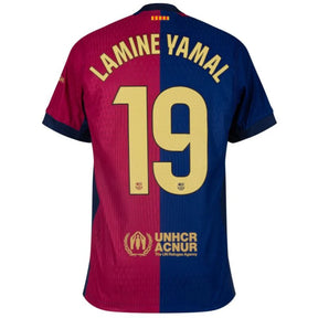 Barcelona 2024/25 I Home Jersey - Patchs UCL UEFA  Foundation (Official Printing)
