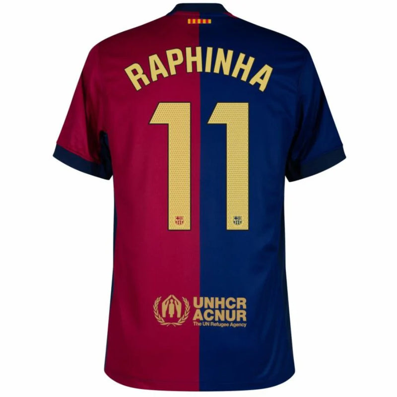 Barcelona 2024/25 I Home Jersey - Patchs UCL UEFA  Foundation (Official Printing)