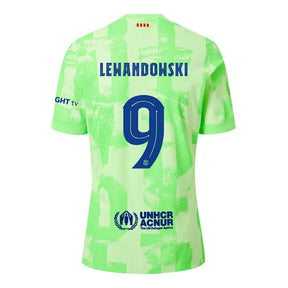 Barcelona 2024/25 III Third LEWANDOWSKI #9 - Patchs UCL UEFA  Foundation (Official Printing)