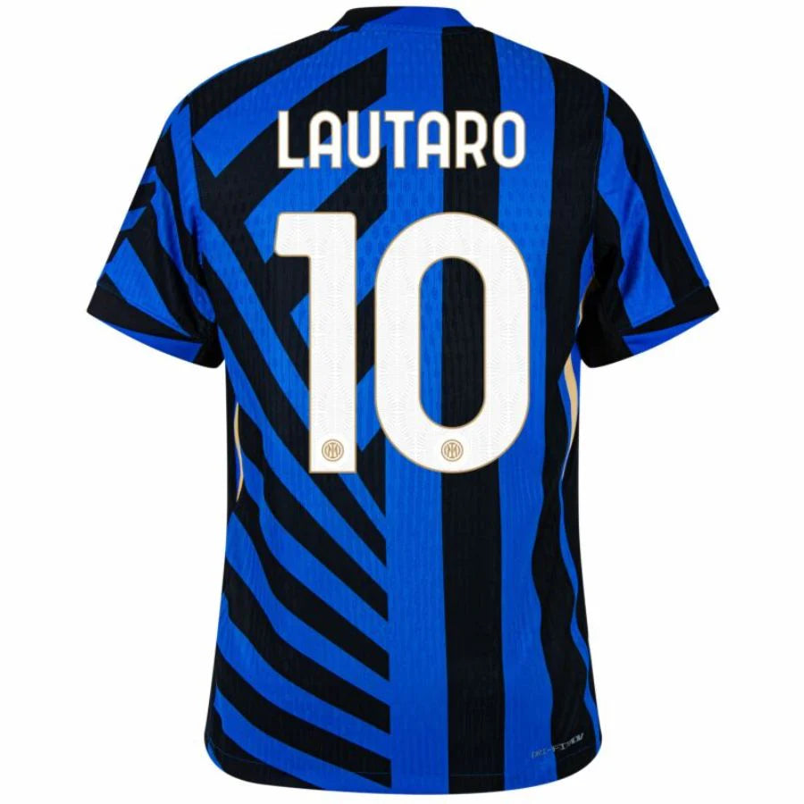 Inter Milan 2024/25 I Home LAUTARO #10 - Patchs UCL UEFA  Foundation (Official Printing)