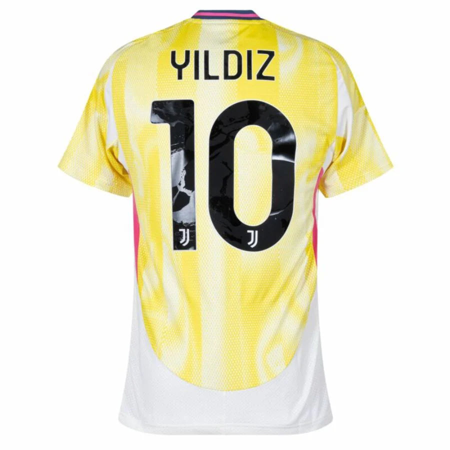 Juventus 2024/25 II Away YILDIZ #10 - Patchs UCL UEFA  Foundation (Official Printing)