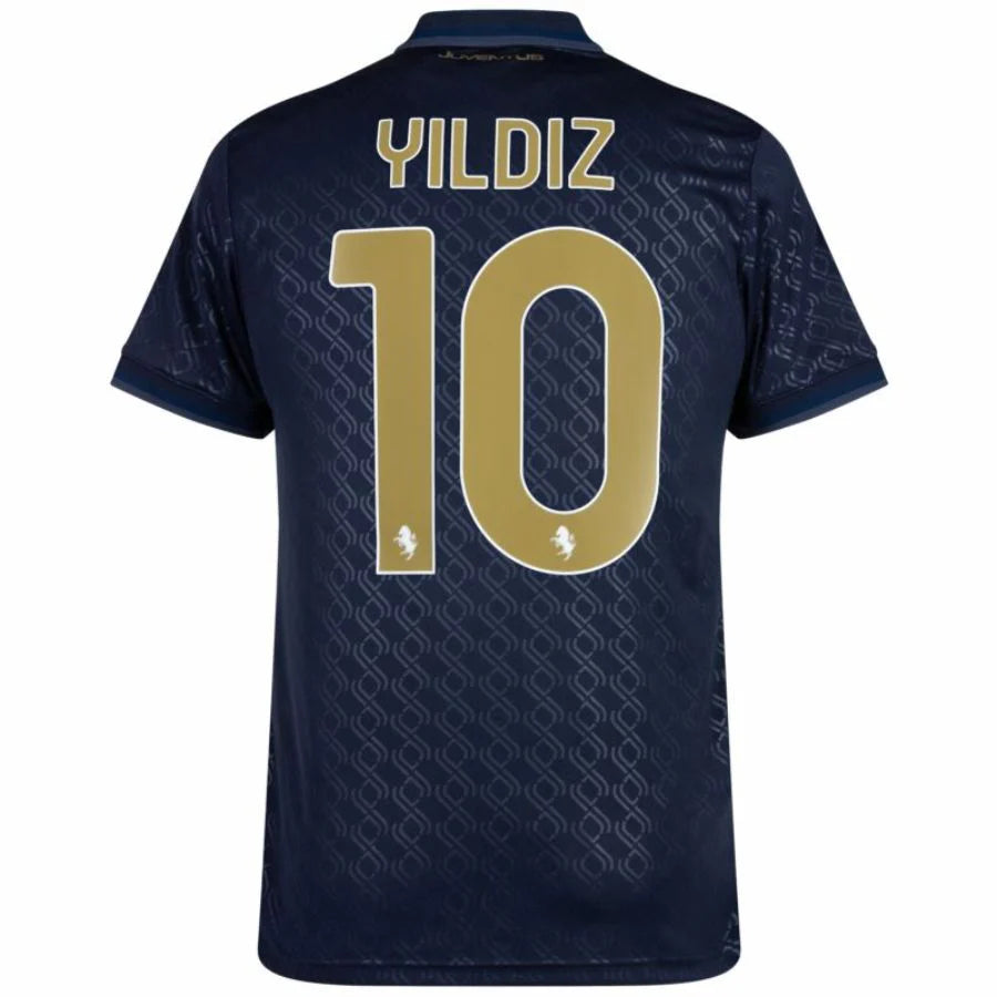 Juventus 2024/25 III Third YILDIZ #10 - Patchs UCL UEFA  Foundation (Official Printing)