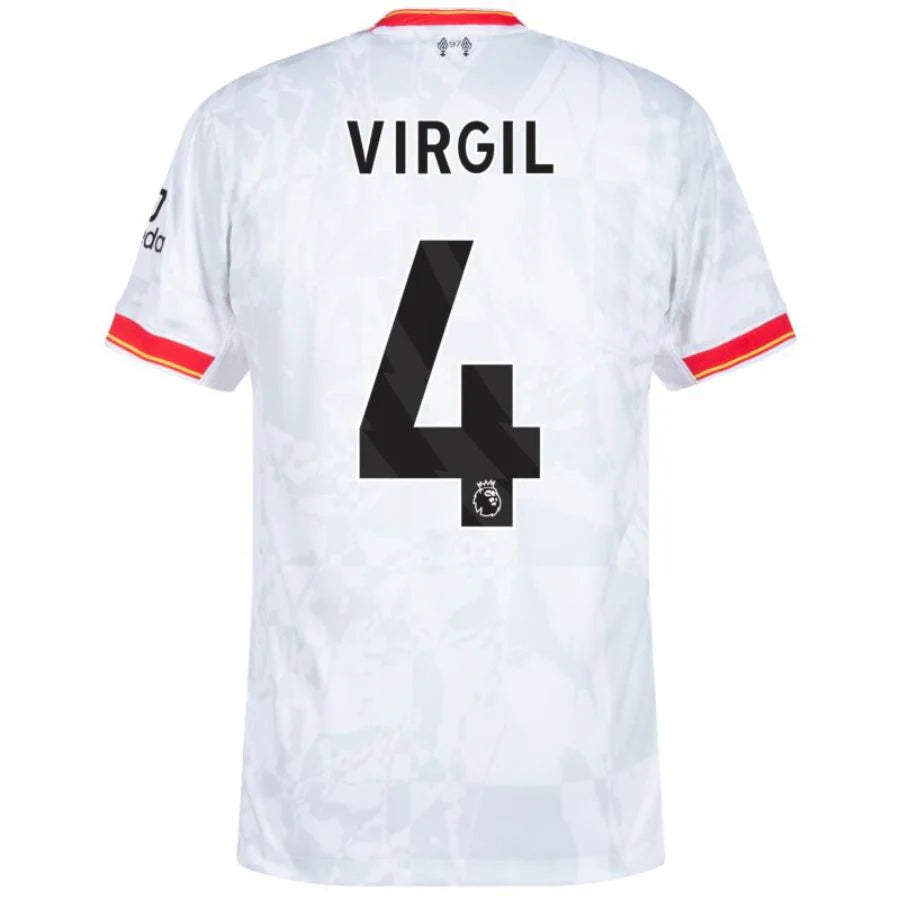 Liverpool 2024/25 II Away VIRGIL #4 - Patchs UCL UEFA  Foundation (Official Printing)