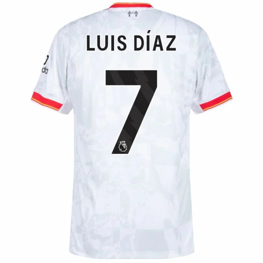 Liverpool 2024/25 II Away LUIS DIAZ #7 - Patchs UCL UEFA  Foundation (Official Printing)