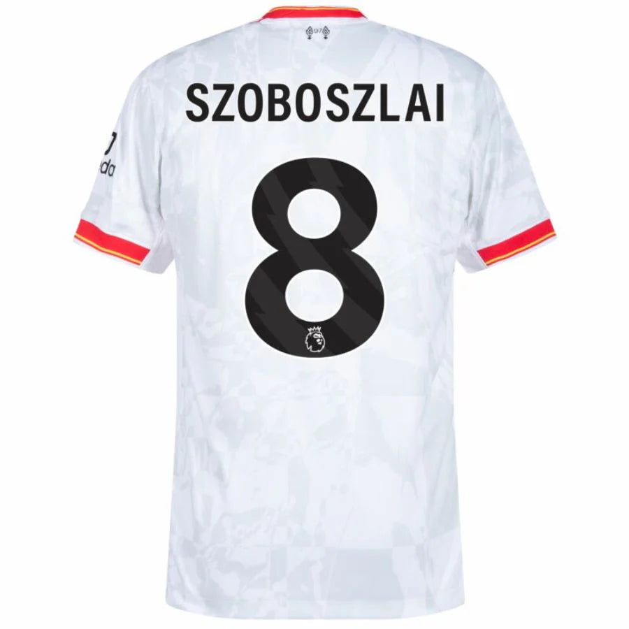 Liverpool 2024/25 II Away SZOBOSZLAI #8 - Patchs UCL UEFA  Foundation (Official Printing)