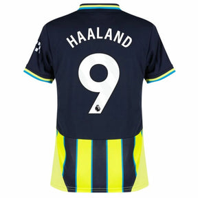 Manchester City 2024/25 II Away HAALAND #9 - Patchs UCL UEFA  Foundation (Official Printing)