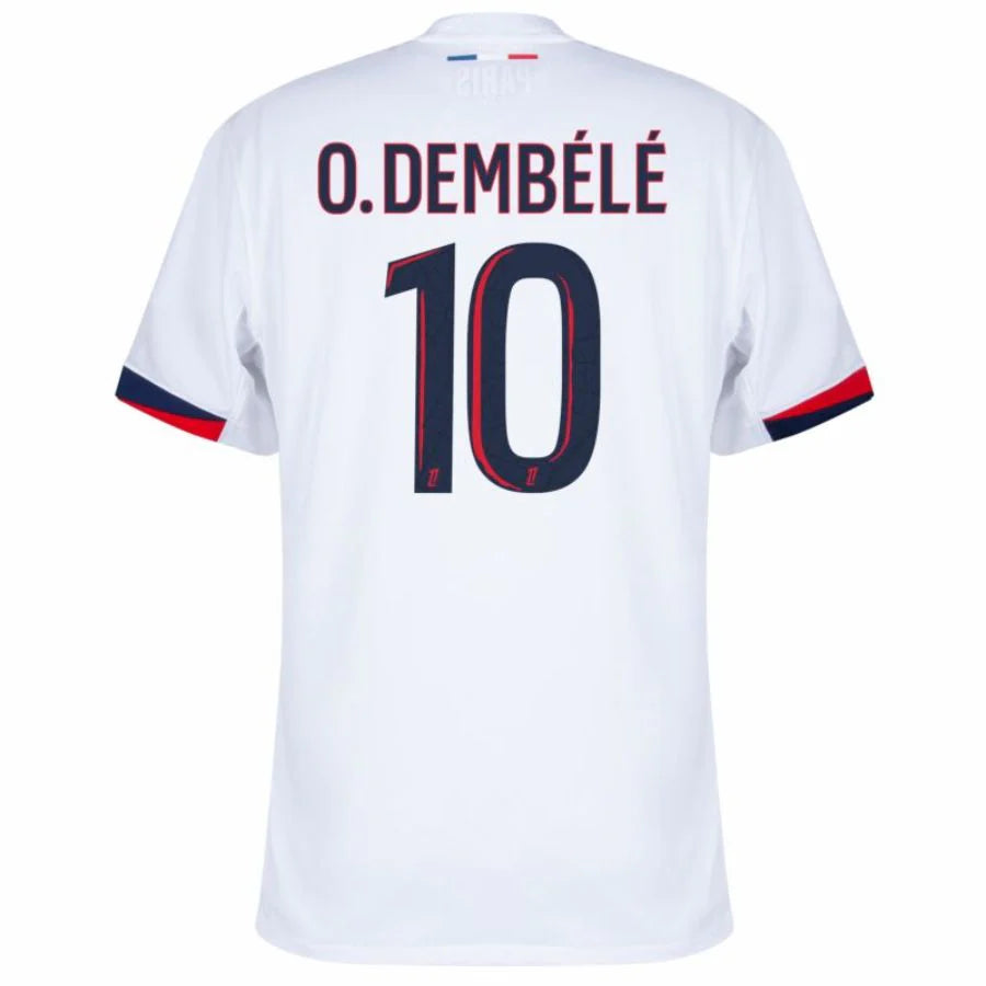 Paris Saint-Germain 2024/25 II Away O.DEMBELE #10 - Patchs UCL UEFA  Foundation (Official Printing)