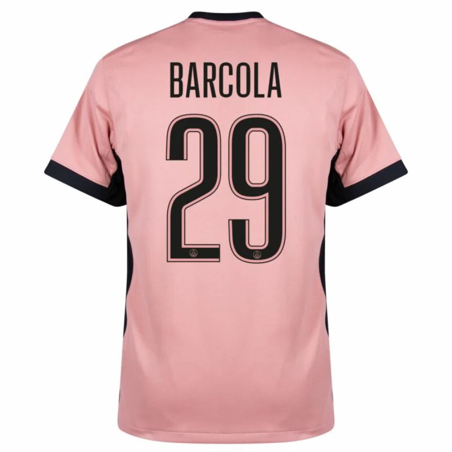 Paris Saint-Germain 2024/25 III Third BARCOLA #29 - Patchs UCL UEFA  Foundation (Official Printing)
