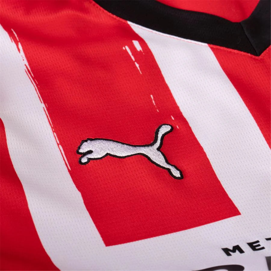 PSV Eindhoven 2024/25 I Home Fan Jersey - Patchs UCL UEFA  Foundation (Official Printing)
