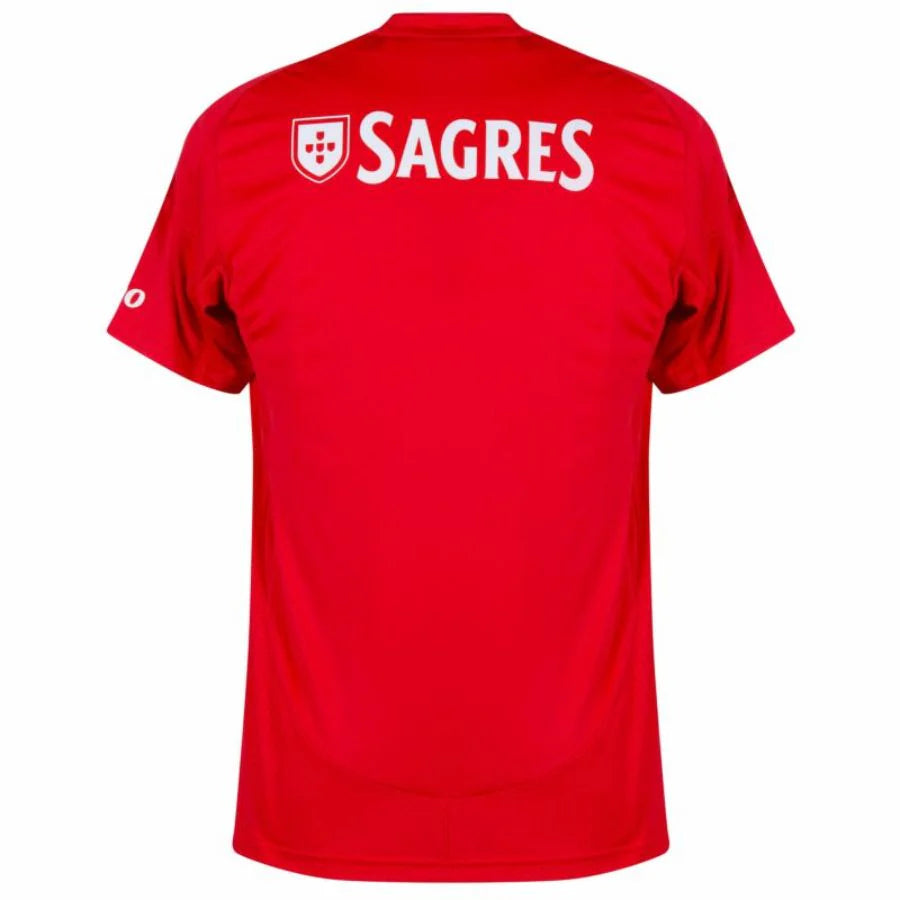 Benfica 2024/25 I Home Fan Jersey - Patchs UCL UEFA  Foundation (Official Printing)