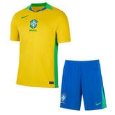 Kids Kit Brazil Home Jersey Fan 2025/26