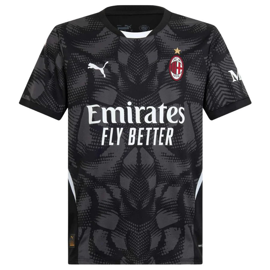 AC Milan 2024/25 GK I Home Fan Jersey  - Patchs UCL UEFA  Foundation (Official Printing)