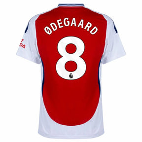 Arsenal 2024/25 I Home ØDEGAARD #8  - Patchs UCL UEFA  Foundation (Official Printing)