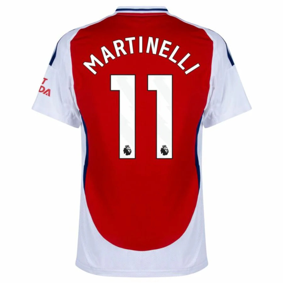 Arsenal 2024/25 I Home MARTINELLI #11 - Patchs UCL UEFA  Foundation (Official Printing)