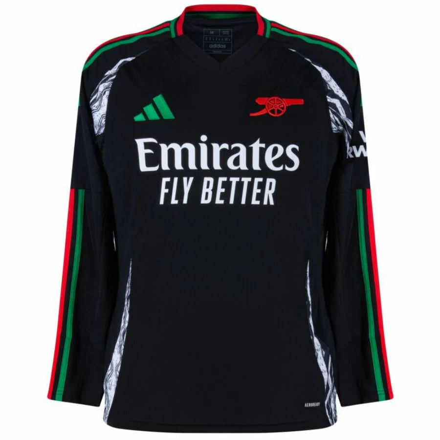Arsenal 2024/25 II Away Fan Jersey Long Sleeve - Patchs UCL UEFA  Foundation (Official Printing)