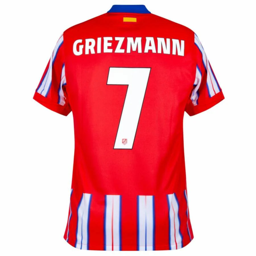 Atletico Madrid 2024/25 I Home GRIEZMANN #7 - Patchs UCL UEFA  Foundation (Official Printing)
