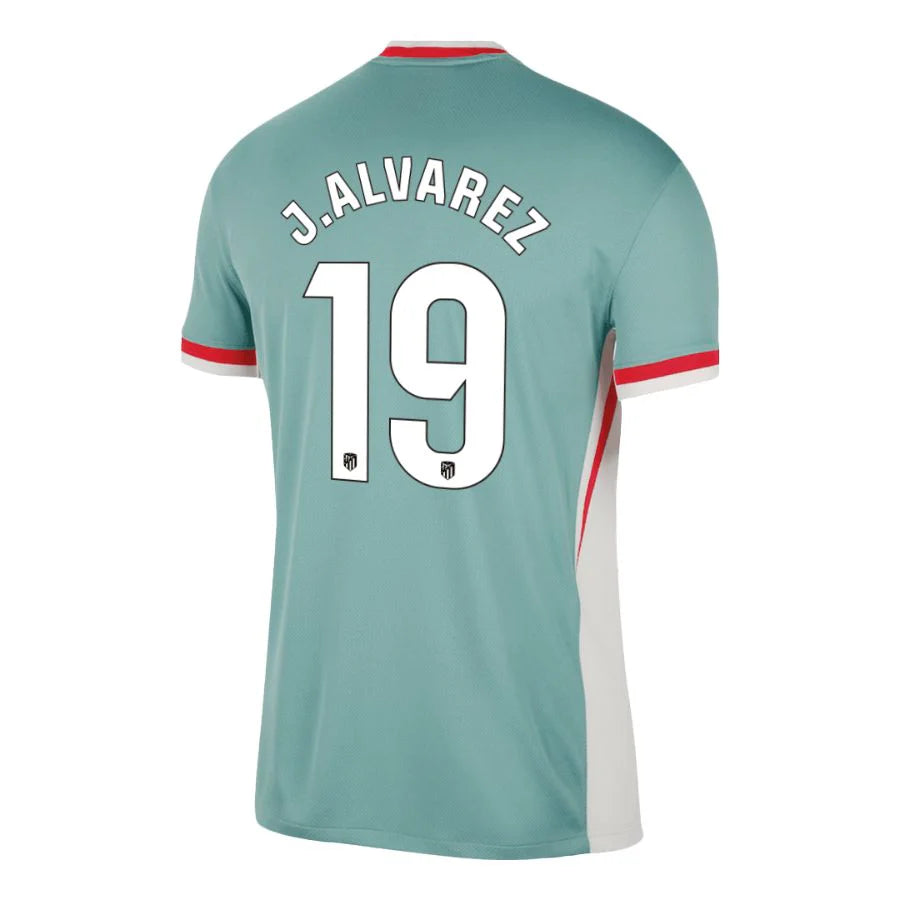 Atletico Madrid 2024/25 II Away J. ALVAREZ #19 - Patchs UCL UEFA  Foundation (Official Printing)