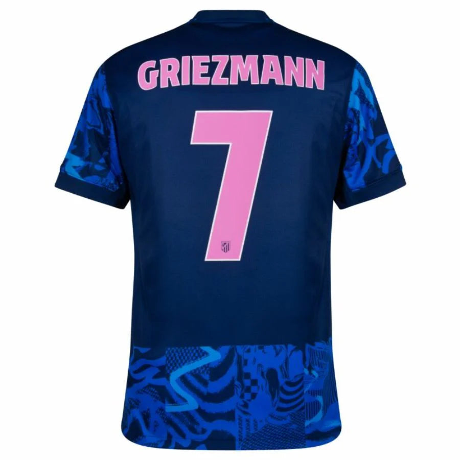 Atletico Madrid 2024/25 III Third GRIEZMANN #7 - Patchs UCL UEFA  Foundation (Official Printing)