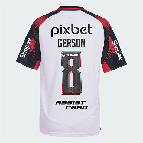 Flamengo 2025/26 II Away GERSON #8 Jersey Full Sponsor