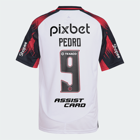 Flamengo 2025/26 II Away PEDRO #9 Jersey Full Sponsor