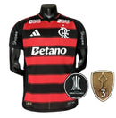 Flamengo 2025 I Home Jersey - All Sponsors Patch LIBERTADORES- Player Version