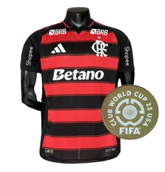 Flamengo 2025/26 I Home Jersey - All Sponsors Patch FIFA CLUB WORLD CUP - Player Version