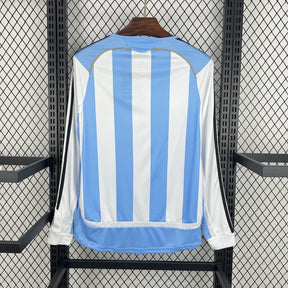 Argentina 2006-07 World Cup Home Long Sleeve Retro Jersey