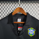 Brazil Retro Special Edition Black Long Sleeve 2004 Jersey