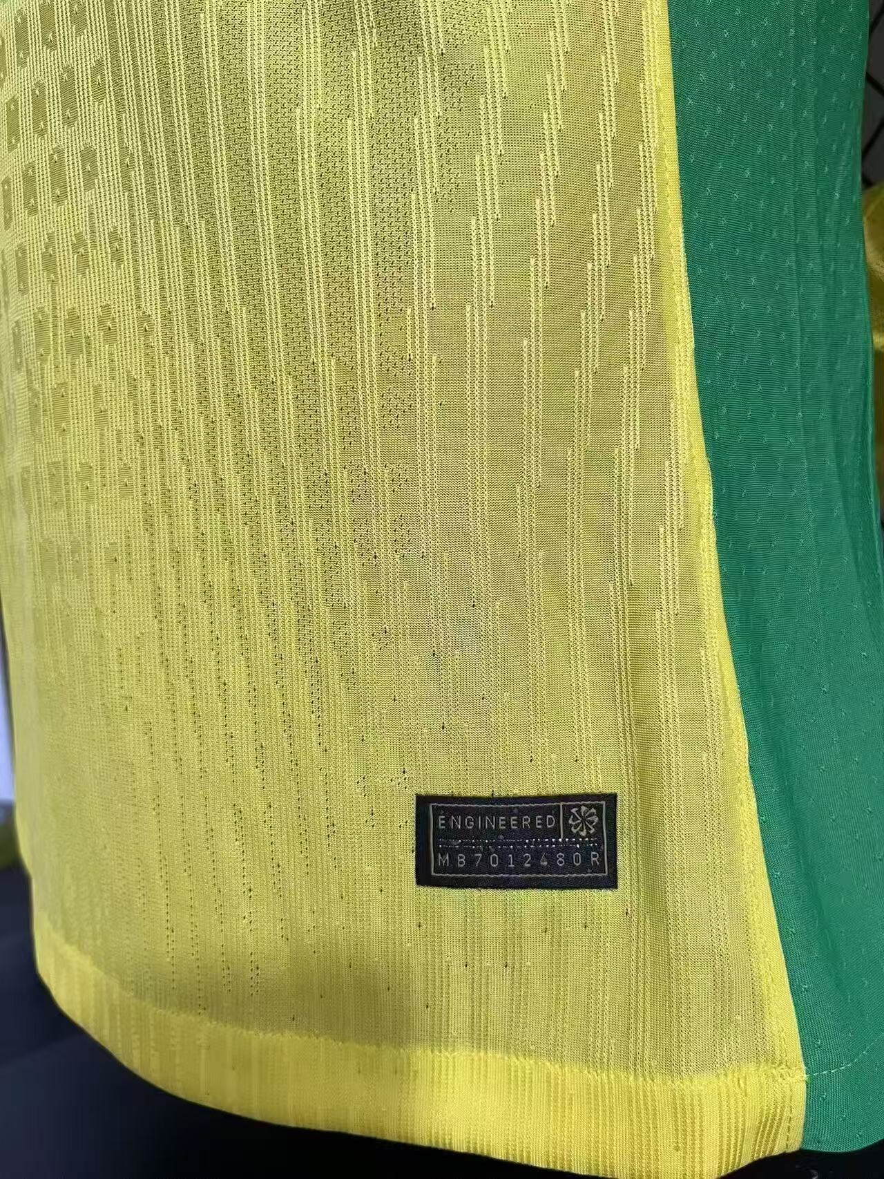 Brazil 2025/26 Home Long Sleeve - Authentic Player [Slim Fit]