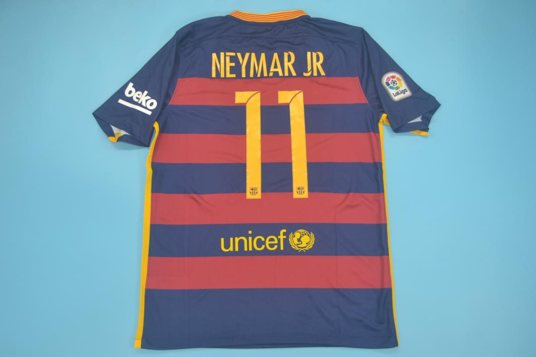 Barcelona Home Jersey 2015/16 - Patchs LFP