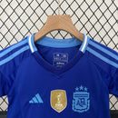 Argentina Away Kids Kit 2024 - Patch Fifa World Champions 2022