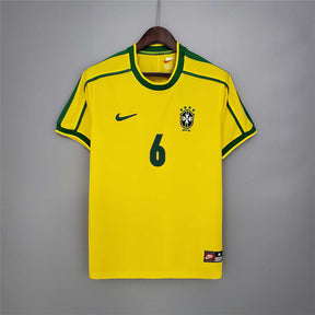 Brazil Retro Home 1998 Jersey