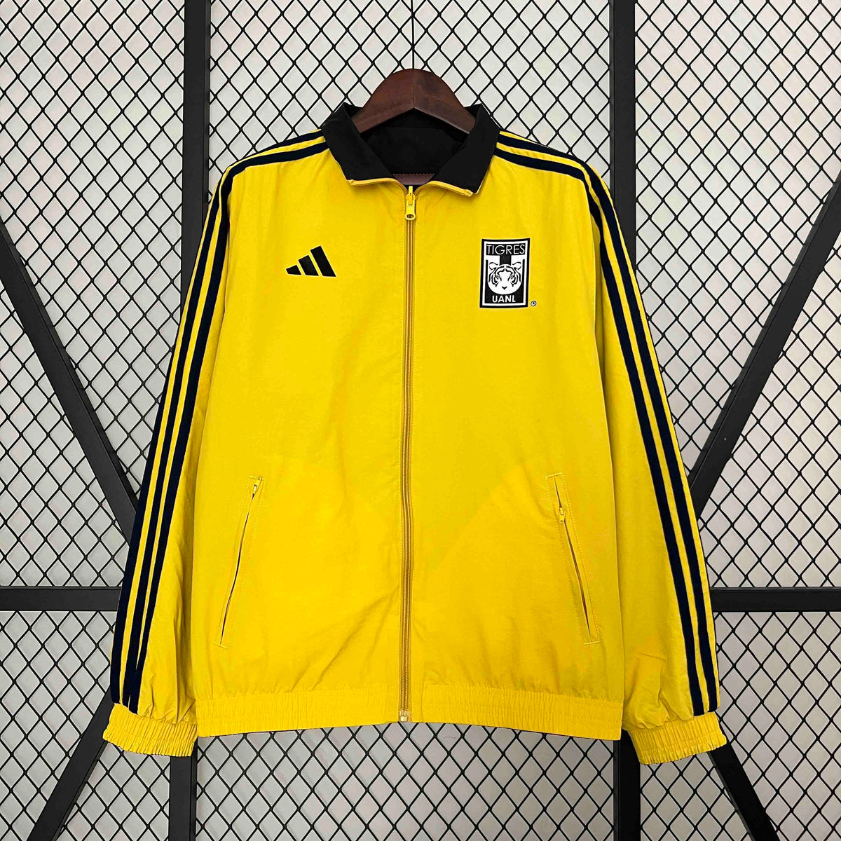 Tigres Orange&Yellow Trench Coat Reversible Windbreaker Double-Sides Jacket 2024/25